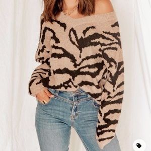 12th tribe knit sweater LAST CALL